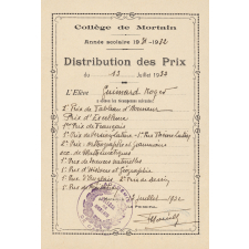 Ex-praemio. Ecole communale de Saint Pierre de Cernières. Ex-praemios vierges.