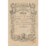 Ex-praemio . Ecole chrétienne des frères. Distribution annuelle des prix.