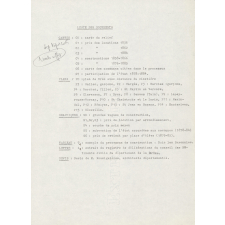 Enquête sur la maison d'école au XIXe s. menée par le MNE en 1982. Département de la Drôme.