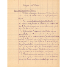 Cahier de pédagogie spéciale. Ecole normale d'instituteurs Auxerre. 