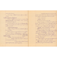 Cahier de pédagogie spéciale. Ecole normale d'instituteurs Auxerre. 