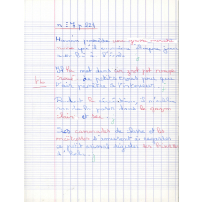 Cahier d'exercices
