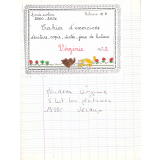 Cahier d'exercices