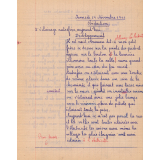 Cahier de rédactions