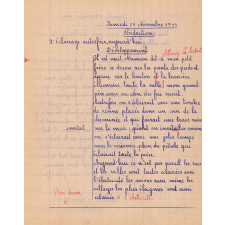 Cahier de rédactions