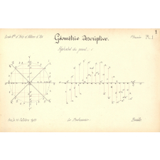 Cahier de géométrie descriptive et de cinématique