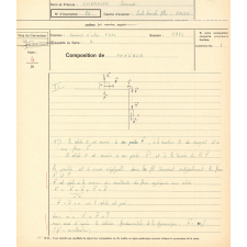 Concours d'entrée PEGC