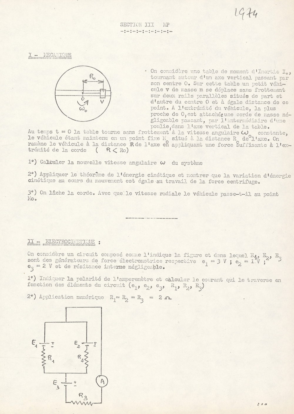 Sujet d'examen