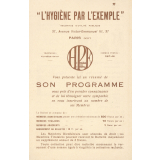 L'Hygiène par l'Exemple vous présente ici le résumé de son programme
