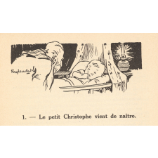 Jean-Christophe de Romain Rolland présenté aux enfants par Livre de lecture : cours moyen et supérieur : certificat d'études (Garçons et filles) : classes élémentaires des lycées et collèges