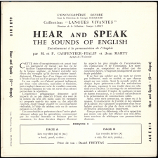 Hear and Speak : the sounds of English : entraînement à la prononciation de l'anglais. 5ème disque 
 