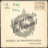 J'apprends l'allemand : disques de prononciation : classe de sixième