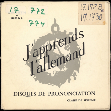 J'apprends l'allemand : disques de prononciation : classe de sixième