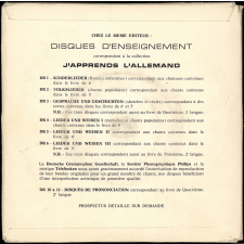 J'apprends l'allemand : disques de prononciation : classe de sixième