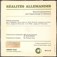 Réalités allemandes : exercices grammaticaux. 1er livre
