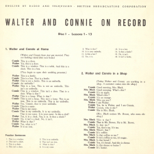Walter and Connie on record. Première partie, Lessons 1-13