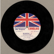 Connaissance des langues : l'anglais. Disque numéro 1