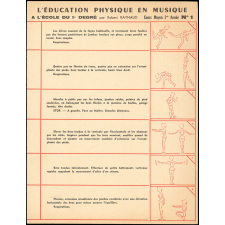 L'éducation physique en musique. À l'école du 1er degré. Cours moyen 2me année. .