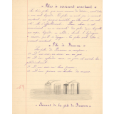 Cahier journalier : Pensionnat Saint Joseph à Formerie