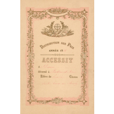 Ex-praemio . Distribution des prix. Année 1884.