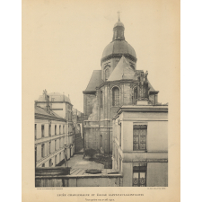 Visite du lycée Charlemagne.