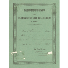Ex-praemio . Institution de Melles A. Foin et Chaplet.