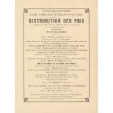 Programme de distribution des prix .