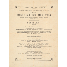 Programme de distribution des prix .