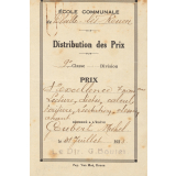Distribution de prix et tableau d'honneur. 