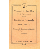 Distribution solennelle des prix.