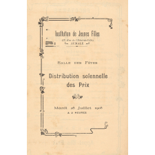 Distribution solennelle des prix.
