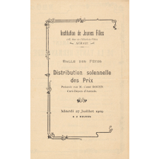 Distribution solennelle des prix.