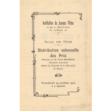 Distribution solennelle des prix.