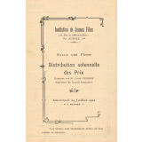 Distribution solennelle des prix.
