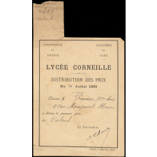 Ex-praemio . Lycée Corneille.