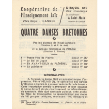 En avant deux de Pleherel ; Marche de Landaul ; À Saint Malo