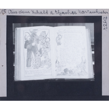 Aus dem Inhalt d. Elzacher Narrenbuches = Pages du Livre des fous d'Elzach