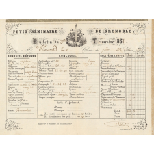 Bulletin trimestriel du Petit-Séminaire de Grenoble.