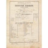 Bulletin mensuel de l'Institution Marchand à Fontenay-sous-Bois. 