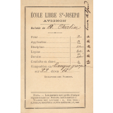 Bulletin hebdomadaire de l'École Libre Saint-Joseph à Avignon. 