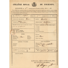 Bulletin du Collège Royal de Tournon.