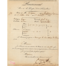 Bulletin trimestriel du Pensionnat de la Rue de la Pompe, à Versailles. 
