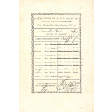 Rapport hebdomadaire de l'Institution Balette. 