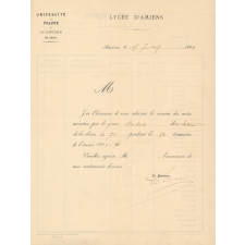 Bulletin trimestriel du Lycée d'Amiens. 