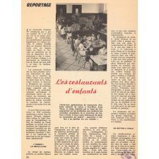 Les restaurants d'enfants.
