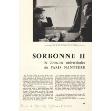 Sorbonne II : le domaine universitaire de Paris-Nanterre.