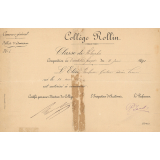 Billet d'Admission au Concours Général. 