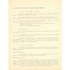 Ministère de l'Education nationale. Direction chargée des Equipements. Section d'enseignement spécialisé juxtaposée à un collège d'enseignement secondaire. Programme de construction.