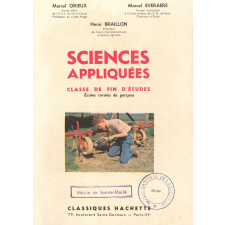Sciences appliquées:  Classe de fin d'études : Écoles rurales de garçons