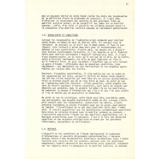 Etude mobilier scolaire. Enseignement secondaire. Compte-rendu d'enquête.